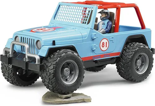 Miniatura 3 de Bruder Jeep Cross Country Racer Vehículo con conductor Azul