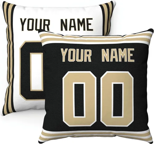 Miniatura 28 de ANTKING 2 paquetes de almohadas personalizadas con cualquier nombre y número para hombres, mujeres y niños Para Las Vegas