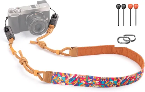 PGYTECH Correa de Cámara Air para Cámara Sin Espejo Correa de Hombro Correa de Cuello Ajustable Ligera para Sony ZV-E10 para Canon G7 X (Arte Arte