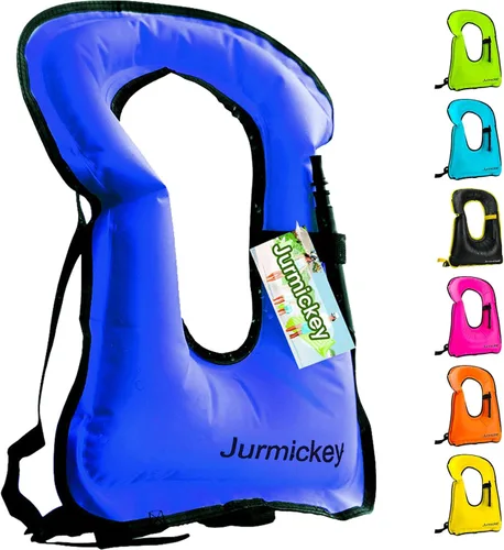 Miniatura 12 de Chaleco inflable de esnórquel para adultos, chaqueta de esnórquel portátil, chaleco de flotabilidad para esnórquel, natación, kayak, canotaje, carga