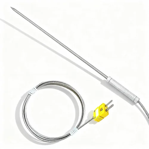 Miniatura 7 de Sonda de termopar tipo K 50360-K Tipo K Sonda de termopar de horno -40°F a 1112°F Reemplazo para hornos comerciales domésticos termopar Tipo K Sonda