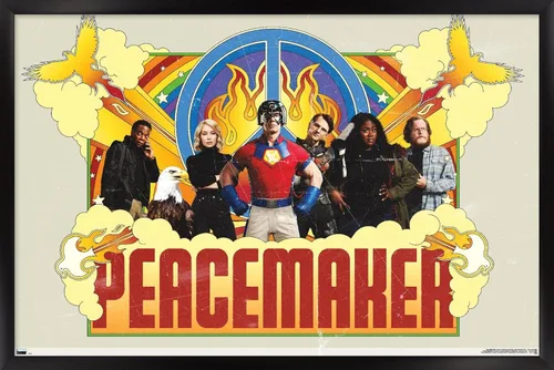 Miniatura 6 de DC Comics TV Peacemaker - Póster de pared grupal, 34 pulgadas de largo x 22.4 pulgadas de ancho, versión premium sin marco