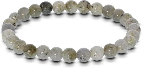 Miniatura 587 de Gem Avenue Handmade Round Bead Stretch Bracelet Unisex Natural Stone Beaded Jewelry for Men & Women, Elastic Wristband for Daily Wear