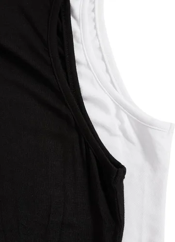 Miniatura 5 de Verdusa Camiseta sin mangas de cuello alto ajustado para mujer