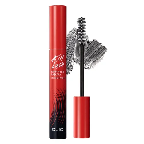 Miniatura 18 de CLIO Kill Lash - Juego de regalo de máscara de pestañas súper resistente al agua, juego de pestañas con rizado largo, mini rizador de volumen y 001