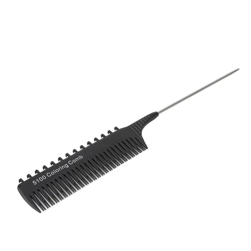Miniatura 4 de Peines de papel de aluminio, peine de clip de resaltado ligero para unisex (negro)