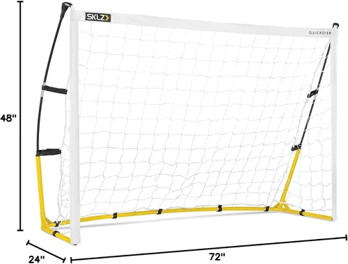 Miniatura 10 de Portería de fútbol SKLZ Quickster - Portería portátil para el patio trasero y el campo - Marco resistente Tension-Tite y red de 2 capas de calibre