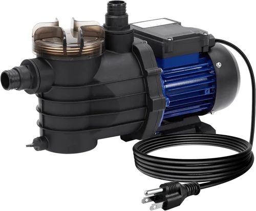 Miniatura 7 de Bomba de filtro de arena de 13 pulgadas, filtro de arena de piscina de 3434 GPH de 3/4 HP para piscinas sobre el suelo y enterradas de hasta 8500