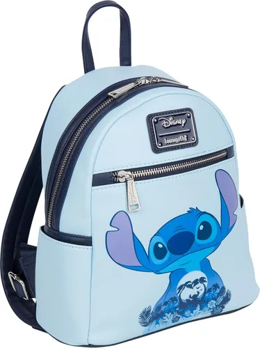 Miniatura 2 de Loungefly Mini mochila Disney Stitch, Azul, Mochila