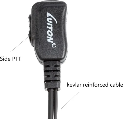 Miniatura 7 de Auricular Walkie Talkie con micrófono para radio BaoFeng Retevis G Shape Headset para Baofeng UV-5R BF-888S Arcshell Retevis H-777 RT21 RT22 Kenwood