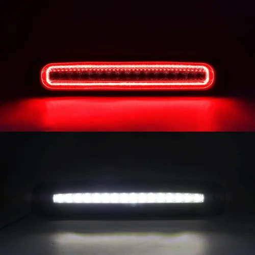 Miniatura 4 de R&F Auto Tercera luz de freno LED ahumada con juntas de espuma de sello de repuesto para Silverado y Sierra 1500/2500/3500 HD Classic (1999-2007)