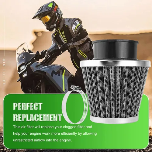 Miniatura 3 de Paquete de 2 filtros de 1.378 in compatibles con 50 cc, 70 cc, 90 cc, 110 cc, 125 cc, 150 cc, cuatrimoto, scooter, Go Kart, ciclomotor, Pit Dirt
