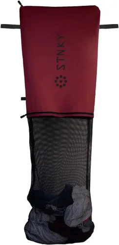Bolsa STNKY Pro - Bolsa de lavandería - Bolsa de lavado para trabajadores de la salud, deportes, fitness y viajes Borgoña