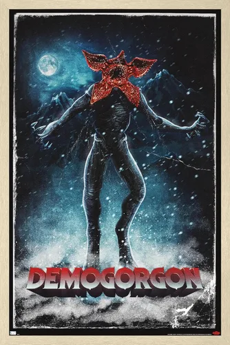 Miniatura 7 de Trends International Netflix Stranger Things: Season 4 - Póster de pared de Demogorgon, 14.72 x 22.37 pulgadas, versión enmarcada de madera