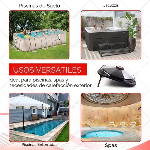 Miniatura 7 de Cúpula solar para calentador de piscina – SunCOIL negro para piscinas sobre el suelo e Intex – Kit de conexión gratuita y válvula desviadora