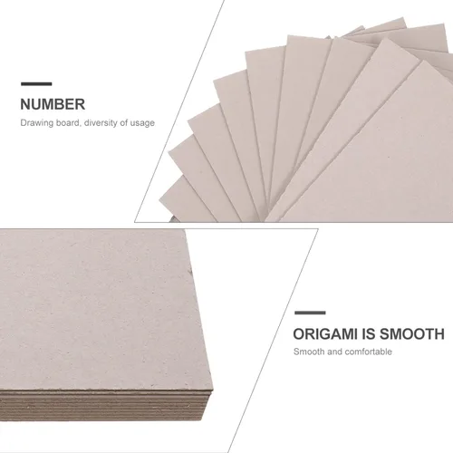 Miniatura 8 de MAGICLULU 10 tableros de fichas, hojas de cartón de 11.6 x 8 pulgadas, tablero de carpeta para encuadernación de libros, manualidades, álbumes