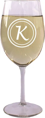 Miniatura 5 de Vaso de vino blanco o rojo personalizado de 14 onzas – Fiesta de boda, dama de honor, Día de la Madre, regalos de inauguración de la casa, monograma