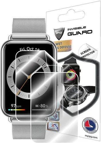 Miniatura 10 de IPG Hecho para Huawei Watch Series Smartwatch Smart Watch Protector de pantalla de hidrogel (2 unidades) Película transparente HD invisible anti