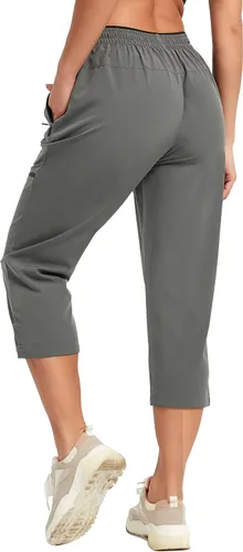Miniatura 3 de SPECIALMAGIC Womens Hiking Pants Lightweight Quick Dry Cargo Pants Water Resistant Travel Work Pant