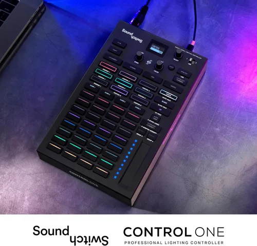 Miniatura 9 de SoundSwitch Control One - Controlador profesional de iluminación DMX para DJ con 3 meses de acceso al software SoundSwitch y soporte para luces DMX
