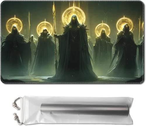 Miniatura 15 de MTG - Tapete de juego de 24 x 14 pulgadas, con parte trasera antideslizante, ideal para entusiastas de los juegos de cartas, tapete de juego TCG