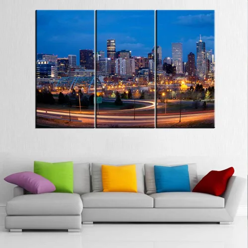 Miniatura 153 de San Antonio Sundown - Impresión en lienzo, paisaje de ciudad de pared grande, paisaje urbano extra grande de Texas, impresión de pared de horizonte