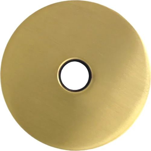 Miniatura 11 de Corla Brida de brazo de ducha moderna de gran tamaño de 4 pulgadas Placa de cubierta de escudo de repuesto universal (bronce aceitado)