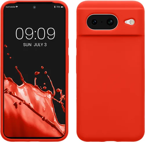 Miniatura 84 de kwmobile Funda compatible con Google Pixel 7 - Funda de silicona TPU con acabado suave - Piedra antigua