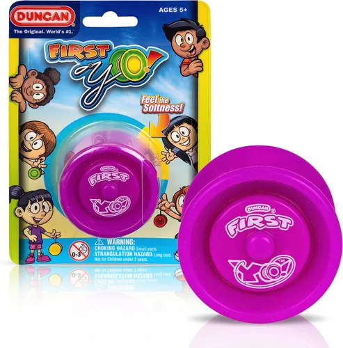 Miniatura 10 de Duncan Toys First Yo! - Mejor Yo-Yo Responsivo para Principiantes, Niños, Juguetes de Yo-Yo - Rojo/Amarillo