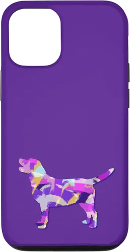 Miniatura 28 de Labrador Retriever Dog Silhouette Purple Pink Yellow Blue Case for iPhone 17