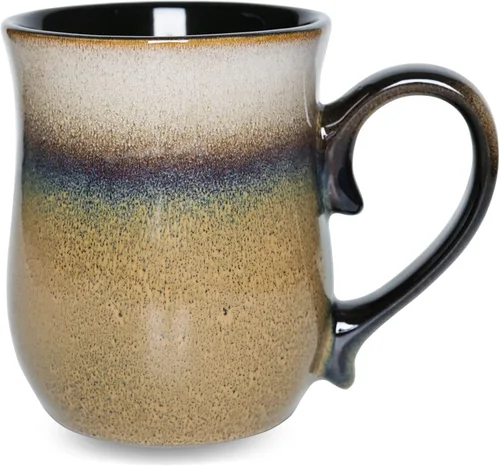 Miniatura 10 de Bosmarlin - Taza grande de cerámica para café, 20 onzas, gran taza de té para oficina y hogar, apta para lavavajillas y microondas