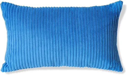 Miniatura 234 de Artscope Fundas de Almohada de Pana a Rayas Acogedoras Súper Suaves Decorativas Cuadradas Fundas de Cojín para Sofá Sillón Dormitorio Decoración