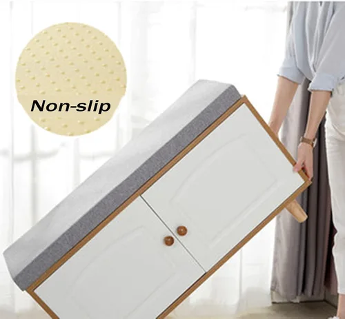 Miniatura 6 de Cojín de banco para exteriores e interiores, lavable, cojín de asiento antideslizante para almacenamiento de zapatos, piano, comedor, columpio