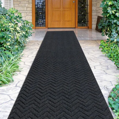 Miniatura 6 de Alfombra de pasillo impermeable para interiores y exteriores, 2 x 2 pies, pasillo, cocina, entrada, dormitorio, con parte trasera de goma