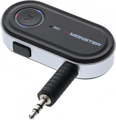 Miniatura 8 de Receptor de audio Bluetooth Monster, adaptador Bluetooth auxiliar con entrada de 3.5mm, llamadas manos libres, compatible con Siri y Google Voice