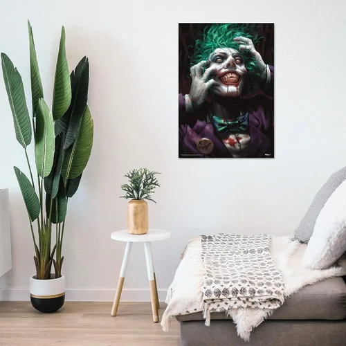 Miniatura 2 de MIGHTYPRINT DC Comics – Joker – DCeased Zombie Attack – Arte de pared duradero de 17 x 24 pulgadas – NO hecho de papel – Coleccionable con licencia
