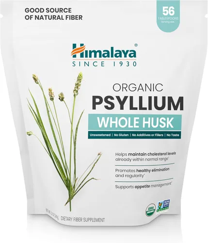 Miniatura 10 de Himalaya - Polvo orgánico de cáscara de psyllium, suplemento diario de fibra de psyllium para apoyar la salud digestiva y la regularidad, vegano