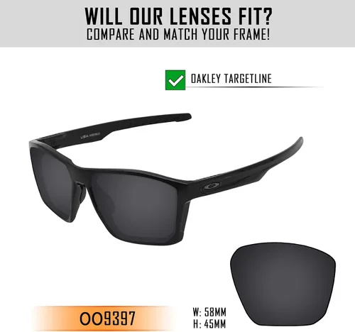 Miniatura 2 de TRUSHELL Lentes de repuesto polarizadas para Oakley Targetline OO9397