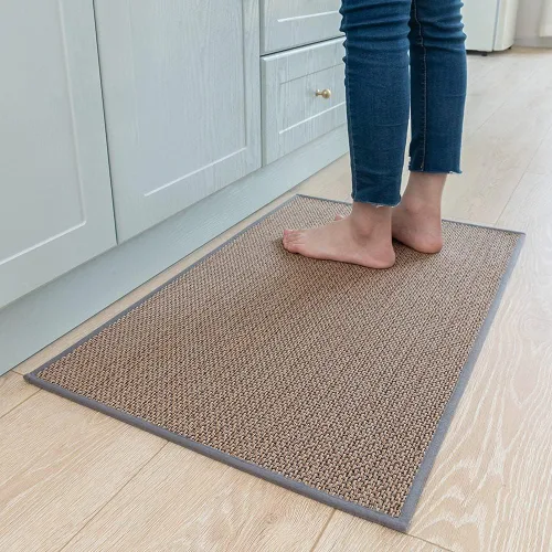 Miniatura 7 de Juego de alfombras de cocina antideslizantes y lavables, absorbentes para suelo de cocina, parte delantera del fregadero, juego de tapetes de cocina