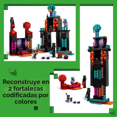 Miniatura 3 de LEGO Minecraft The Enderman Tower - Juguete de construcción para niños y niñas - Set de construcción de videojuegos para niños, edades 9+ - 2