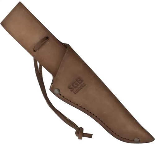 Miniatura 2 de Puma SGB Skinner POM Commando Staghorn - Cuchillo de caza con funda de cuero