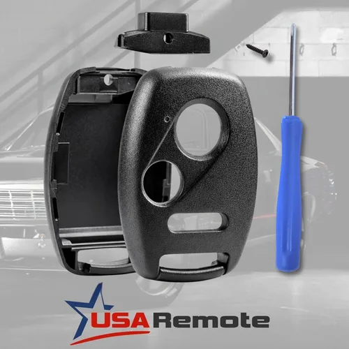 Miniatura 2 de Control remoto de EE.UU. - NO SE REQUIERE CORTE - Carcasa y almohadilla de control remoto llavero de entrada sin llave que se adapta a Honda