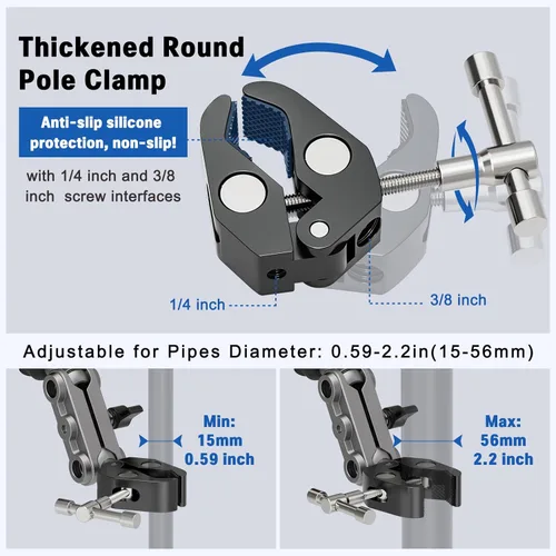 Miniatura 4 de Soporte para tableta para cinta de correr de bicicleta giratoria, soporte para iPad, soporte de manillar de bicicleta estática para bicicleta
