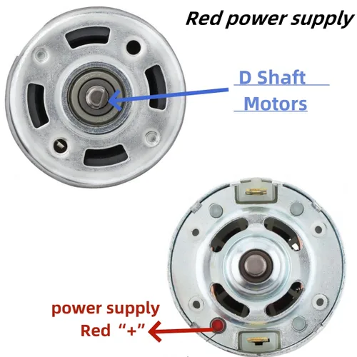 Miniatura 4 de Motor 775 DC 12V-24V DC Motor de alto par D C M otor 10000-20000 RPM Rodamientos de bolas dobles Ruedas eléctricas silenciosas Actualización