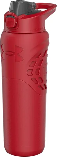 Miniatura 12 de Under Armour 24Oz Stainless Steel Water Bottle, Insulated, Carabiner Easy Carry Hook, Leak Proof, Kids & Adults, All Sports, Gym Azul brisa/Negro