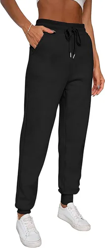 Miniatura 4 de Yeokou - Pantalones deportivos de vellón con forro de sherpa para mujer