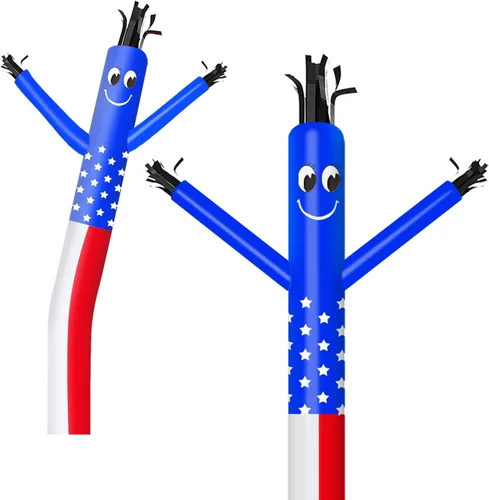 Miniatura 9 de MOUNTO 20ft 18inch Fly Puppet Dancer Tube Man Fly Guy Puppet Dancer (azul)
