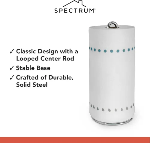 Miniatura 3 de Porta papel toalla cromado modelo Euro 41070 Spectrum Diversified, Metal, Cromado, Total 1