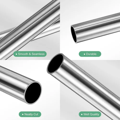 Miniatura 2 de M METERXITY Tubo de acero inoxidable 304 de 5.906 in, 1.102 in de diámetro exterior de 0.059 in de grosor de pared, tubo de acero inoxidable sin