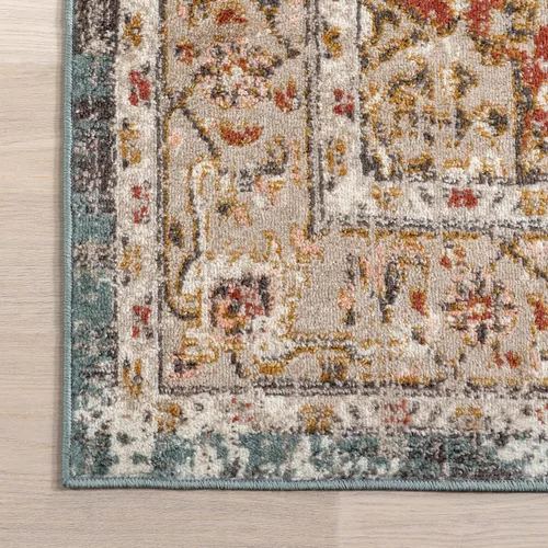 Miniatura 4 de nuLOOM Performance - Alfombra de estilo oriental, diseño vintage, duradera, fácil de limpiar, Justine Beige, 8'10' x 12
